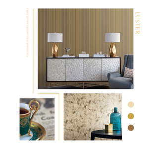 Modern Gold Foil Wallpaper for Home Decoration 
