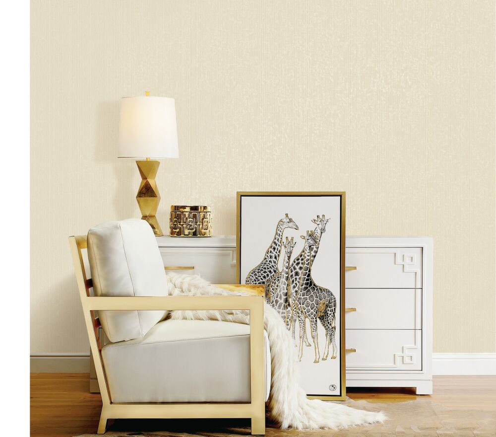 Luxury Metallic Plain Nonwoven Foil Wallpaper for House